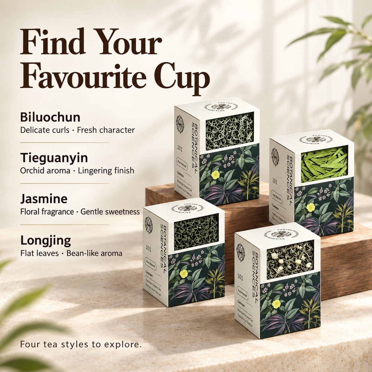 Chinese Tea Discovery Collection – 8 Varieties · 99 g