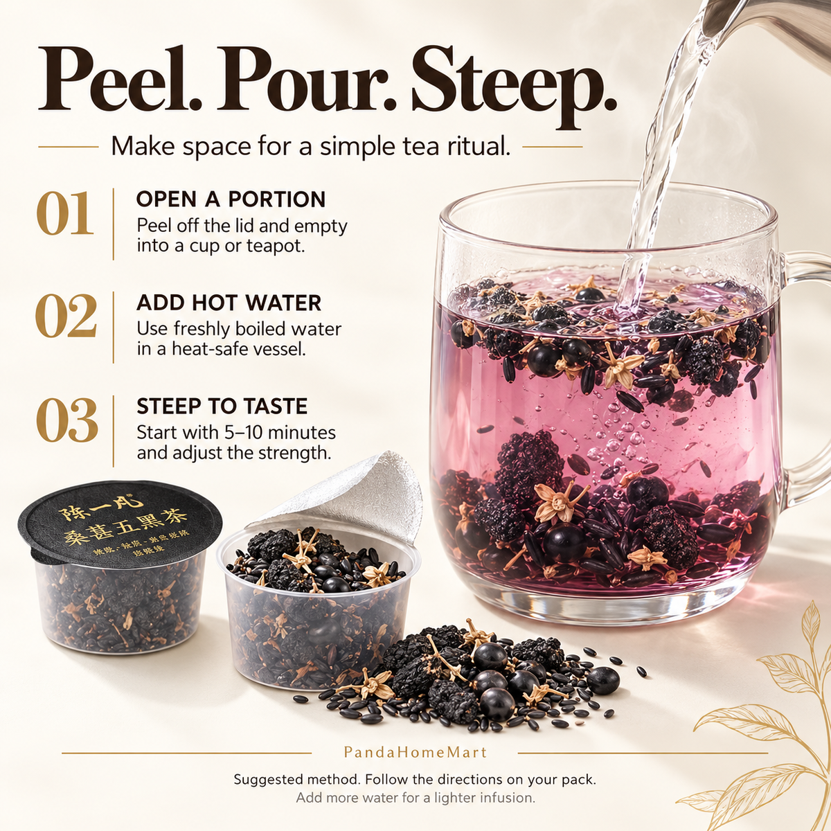 Mulberry Five Black Tea Pods™ — 30 Pods