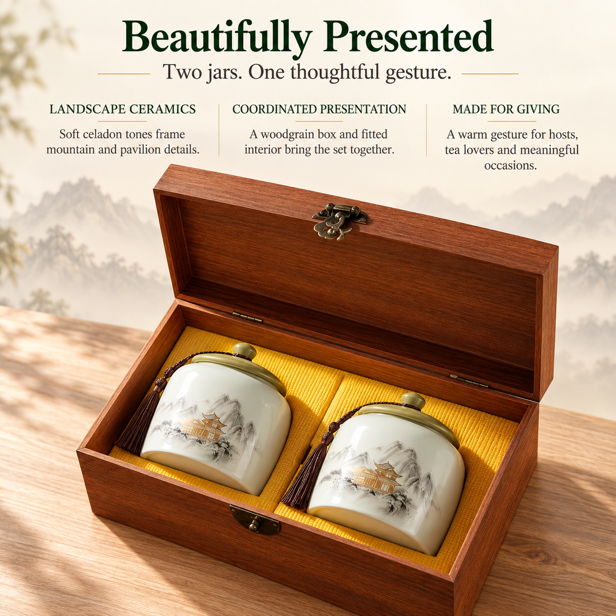 Premium Zhengshan Xiaozhong Black Tea Gift Set – Te Ji 260 g