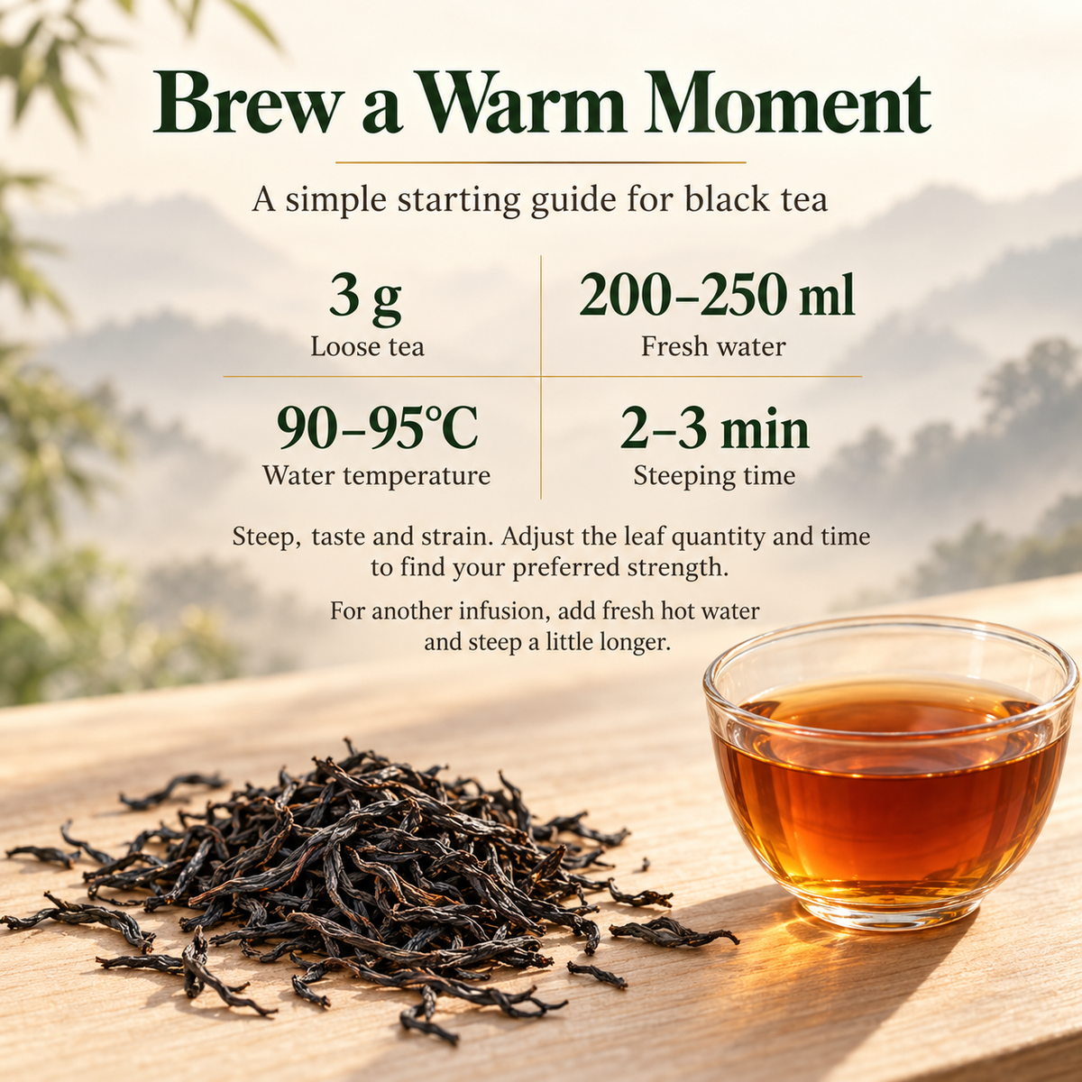 Premium Zhengshan Xiaozhong Black Tea Gift Set – Te Ji 260 g