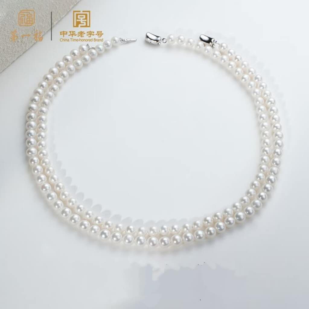 Classic Freshwater Pearl Necklace – S925 Silver Pearl Choker for Women, Elegant Quiet Luxury Jewelry, Timeless Bridal & Mother Gift