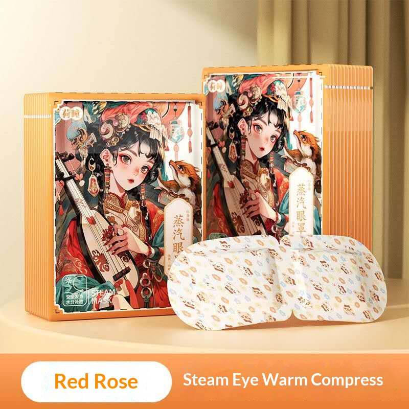 Chinese Aesthetic Steam Eye Mask – Oriental Beauty Self Heating Eye Mask for Sleep, Relaxation & Eye SPA Ritual