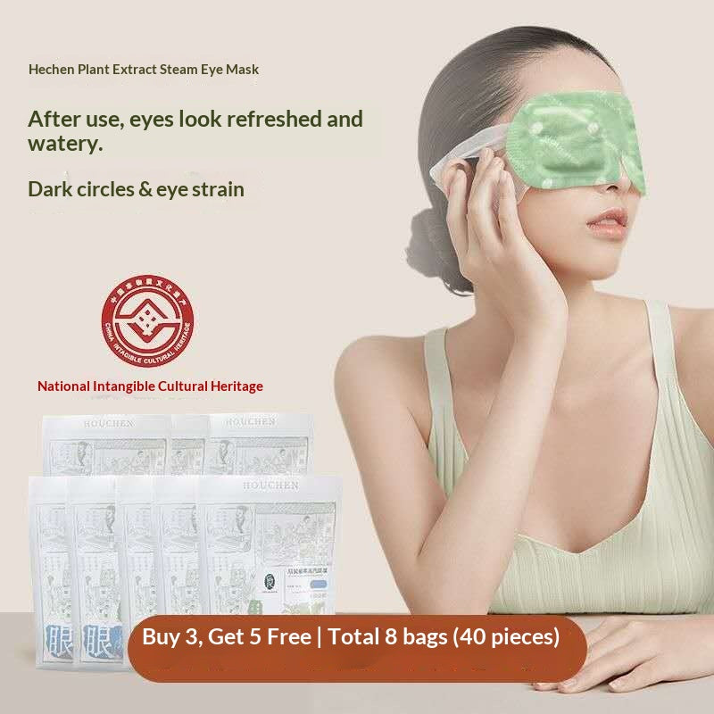 Botanical Wellness Steam Eye Mask Collection – Herbal Warm Eye SPA For Relaxation, Better Sleep & Mindful Living