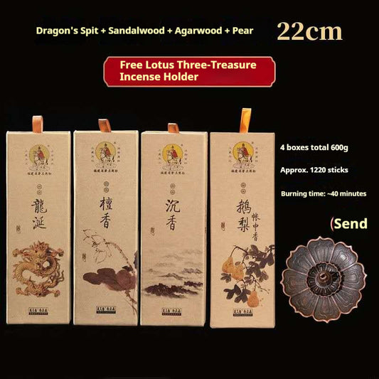 Traditional Chinese Incense Sticks Set – Sandalwood Zen Aromatherapy Collection