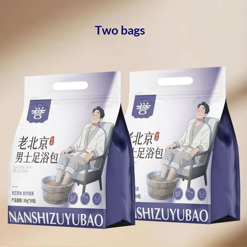 Men’s Herbal Foot Soak Bags – Traditional Chinese Foot Bath for Relaxation, Warmth & Daily Wellness | Oriental Home Spa Ritual for Men