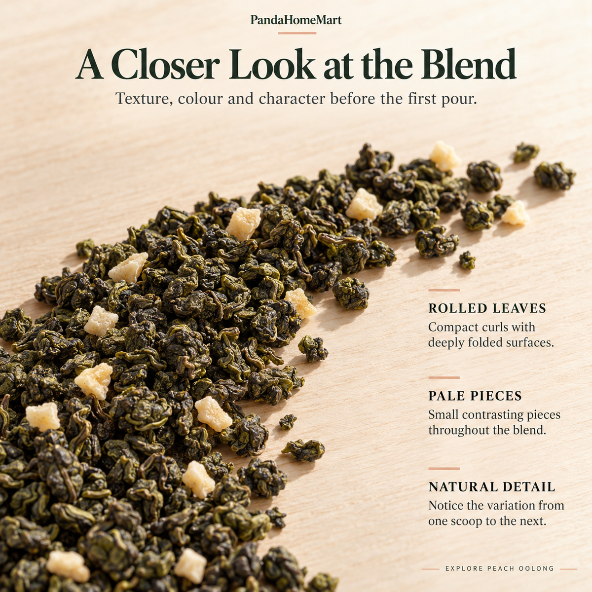 Peach Oolong Tea – Fruity Chinese Oolong 100 g