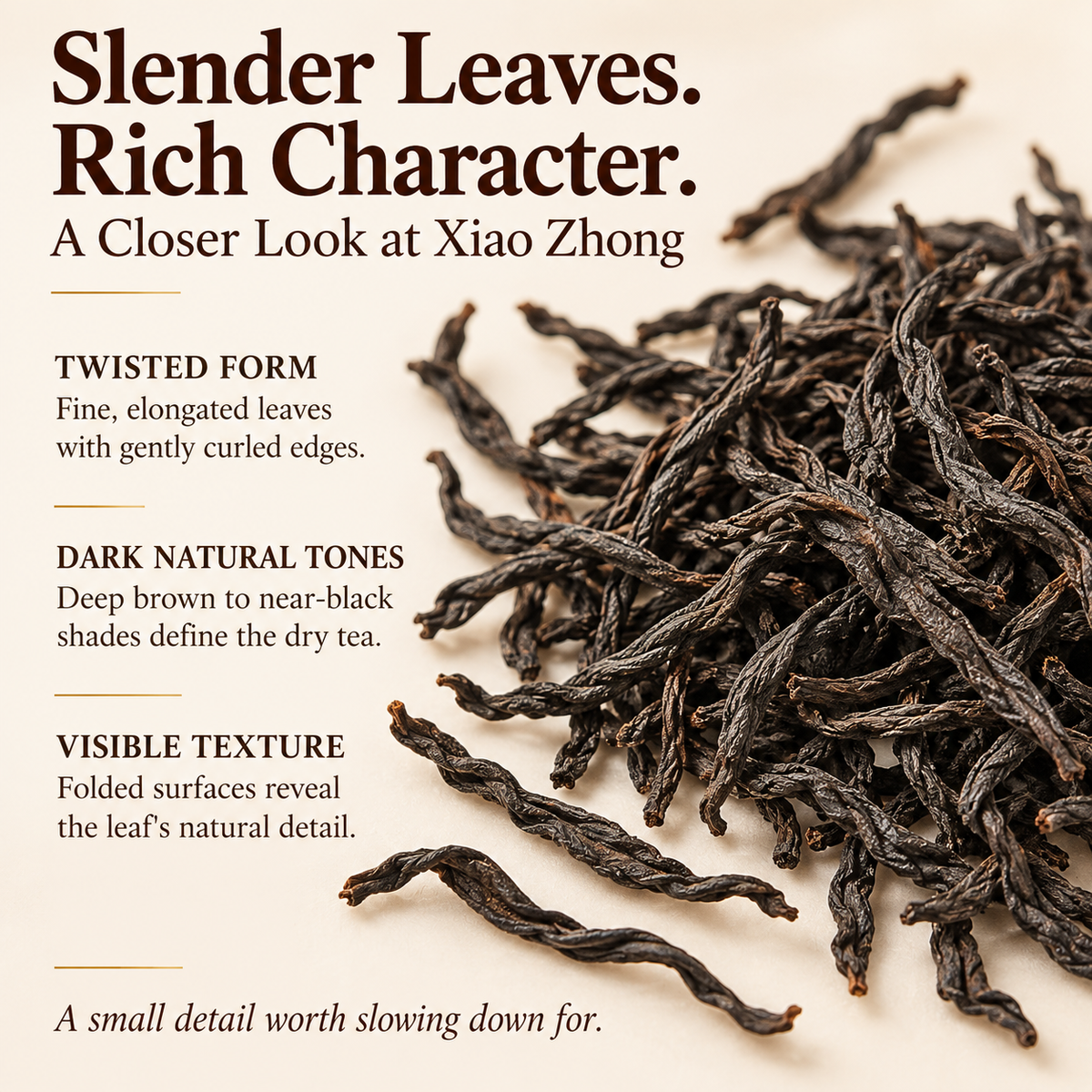 Premium Xiao Zhong Black Tea – Te Ji 150 g