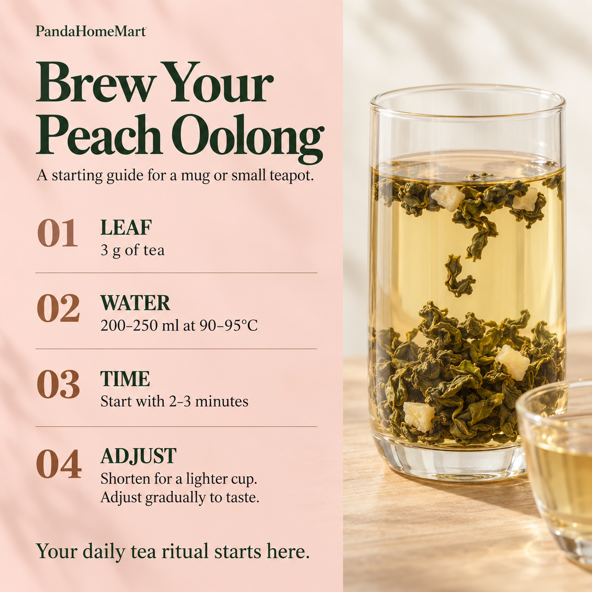 Peach Oolong Tea – Fruity Chinese Oolong 100 g
