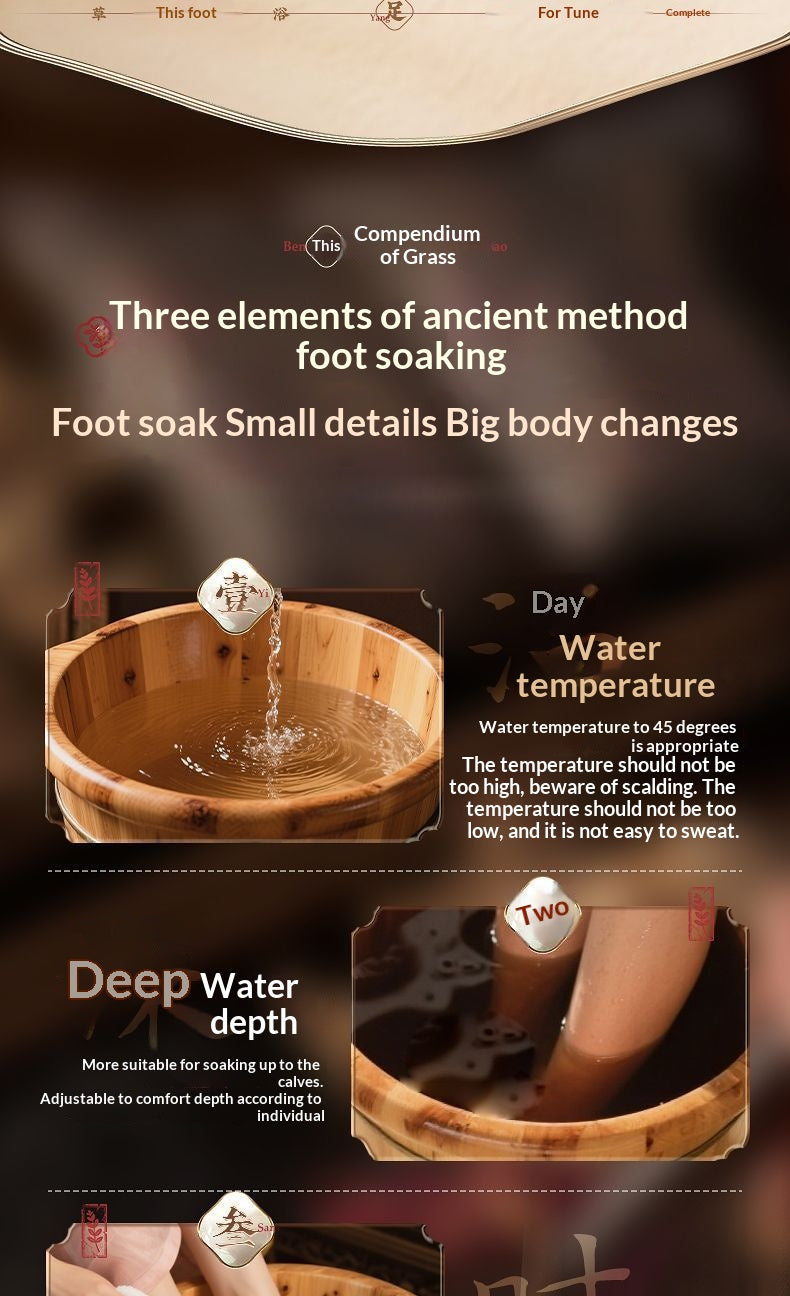 Women’s 28-Herb Herbal Foot Soak Bags – Traditional Chinese Warming Foot Bath for Relaxation, Detox & Oriental Wellness | Home Spa Self-Care Ritual