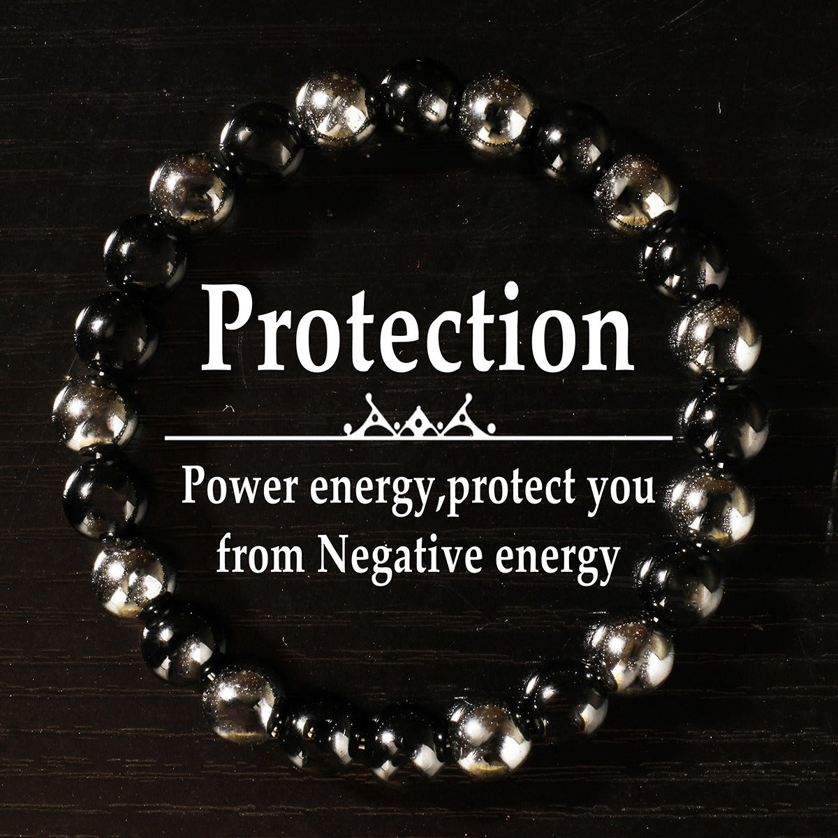 2pcs Black Obsidian Protection Bracelet - Powerful Energy Shield Crystal Bracelet for Negative Energy Protection, Grounding & Strength