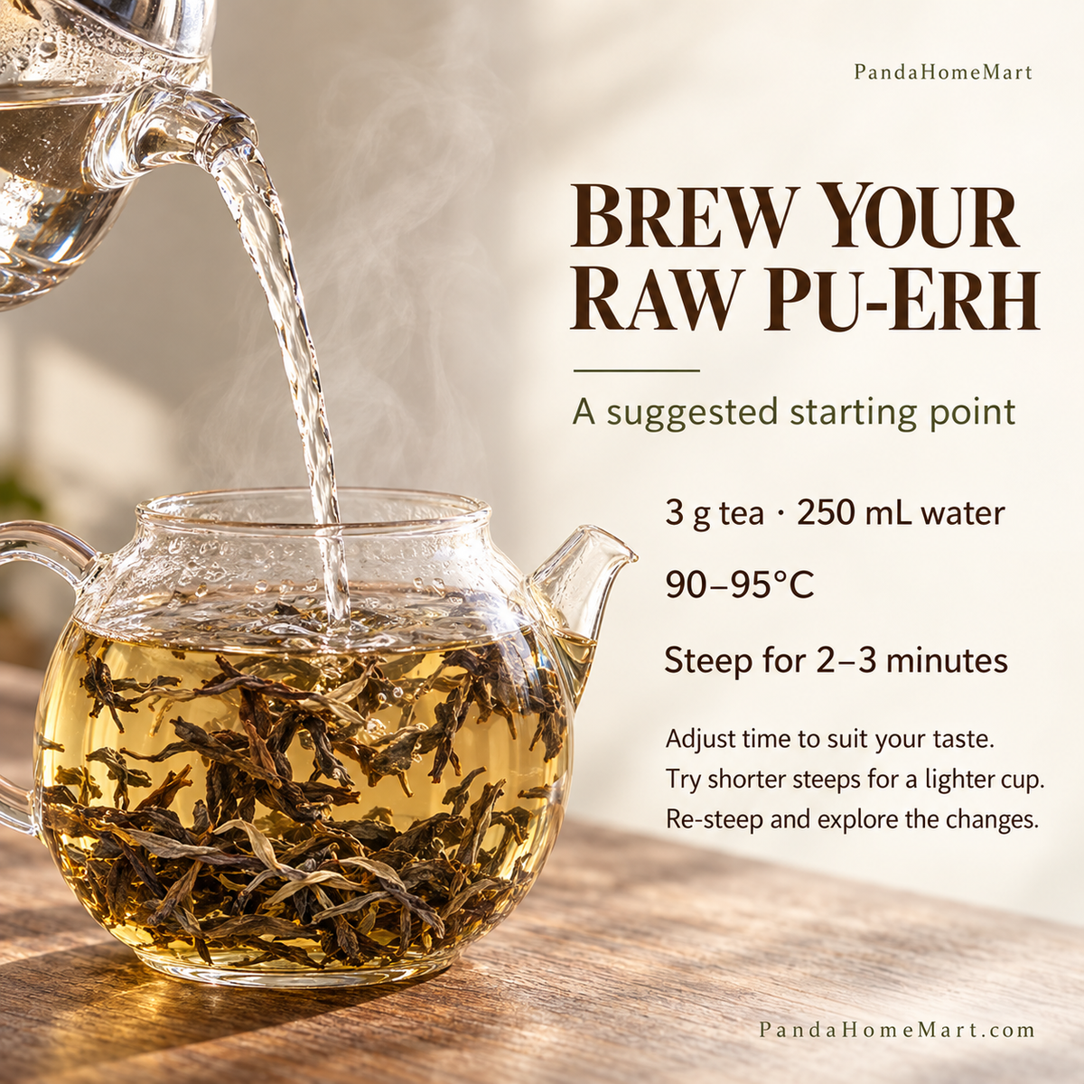 Premium Yunnan Raw Pu-erh Tea Loose Leaf – 250 g