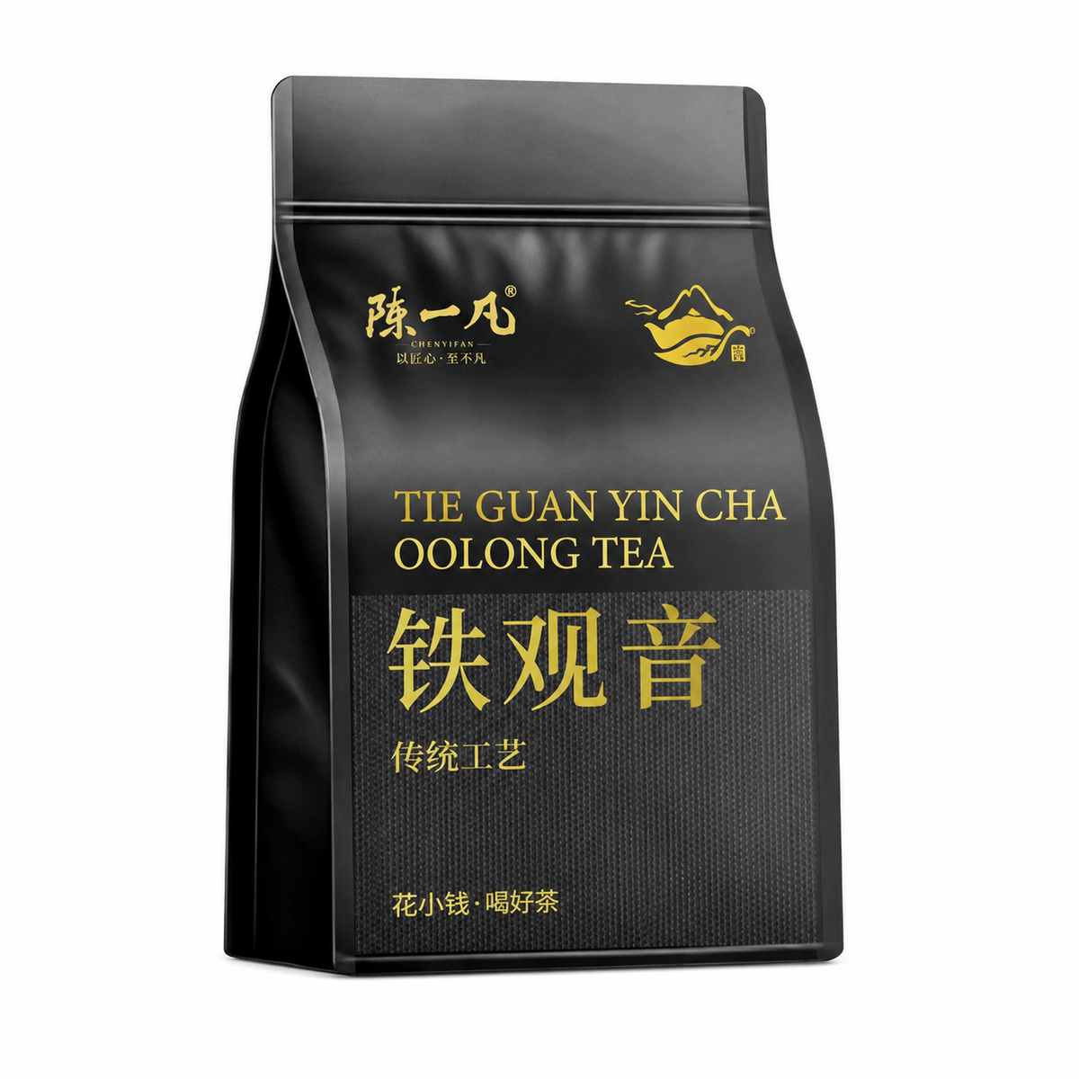 Tie Guan Yin Oolong Tea 500 g Chinese loose-leaf tea in black resealable pouch