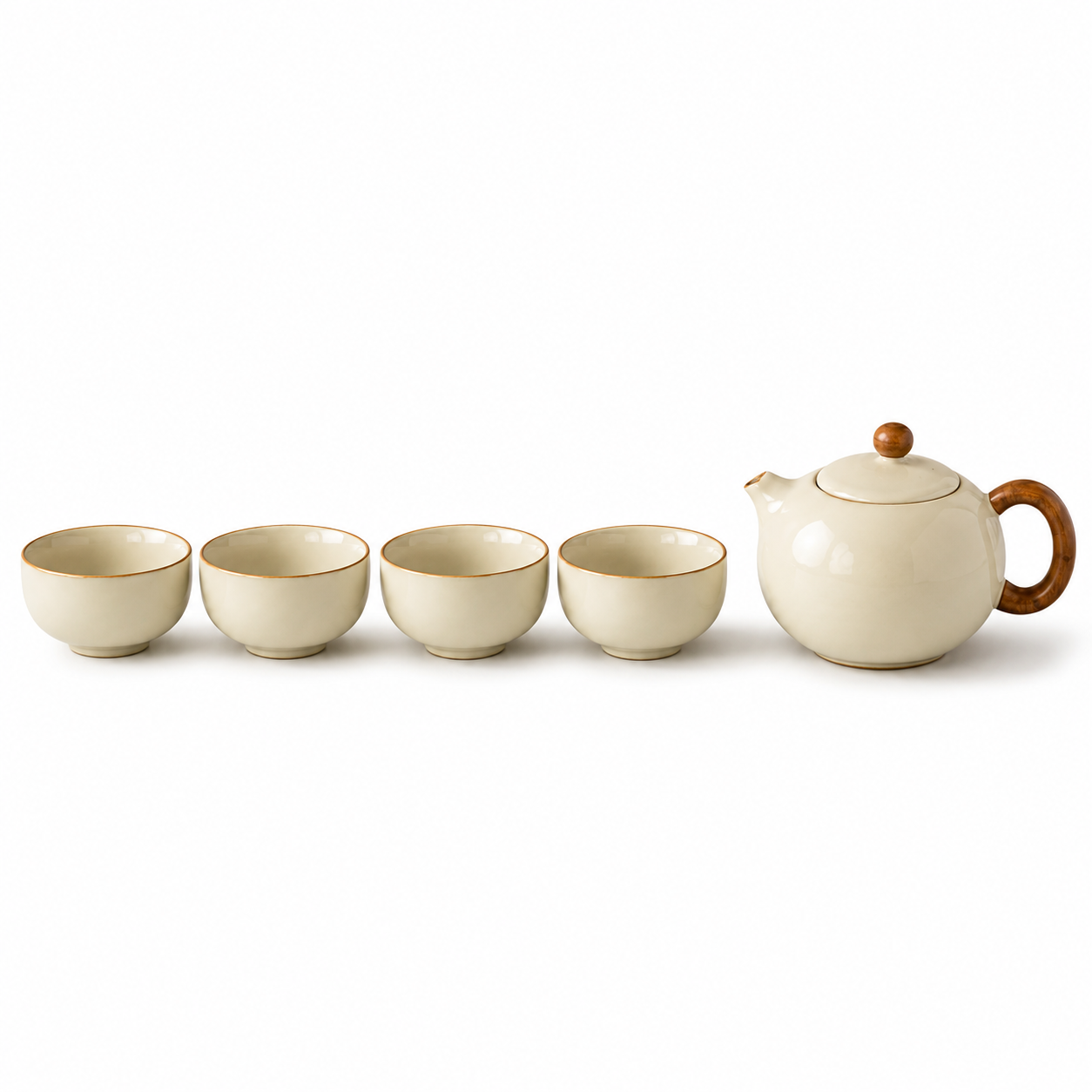 Imperial Harmony Tea Ceremony Gift Set™ | Chinese Ceramic Teapot & Tea Cup Set