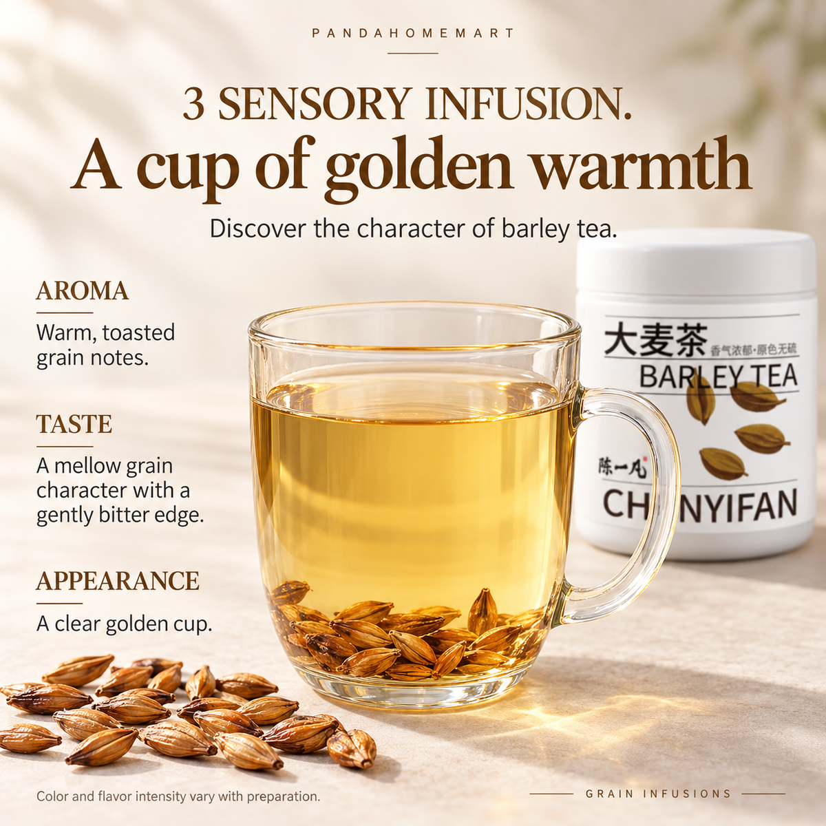 Roasted Barley Tea Warm Golden Grain Infusion