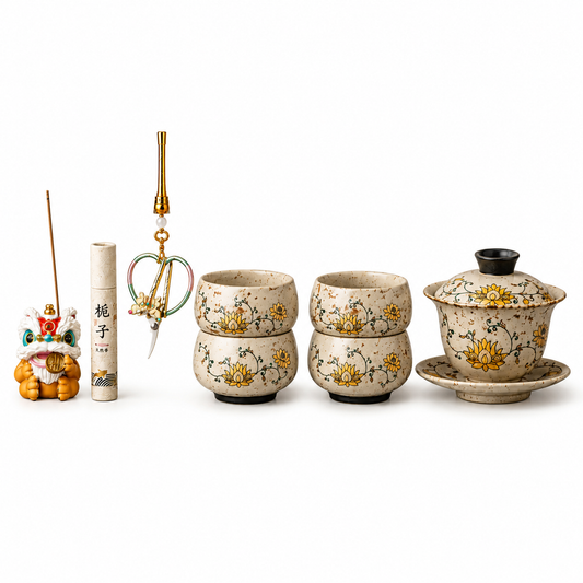 Lotus Prosperity Tea Ceremony Gift Set™ | Luxury Chinese Tea Gift Box