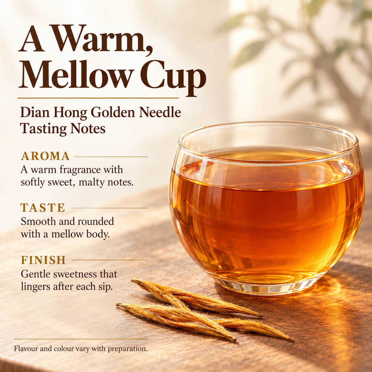 Premium Fengqing Dian Hong Golden Needle Black Tea – Te Ji 100 g