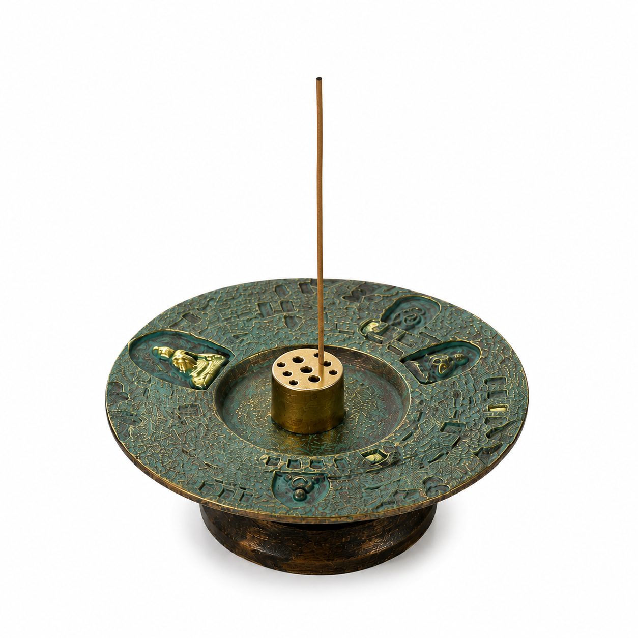 Dunhuang Earthen Zen™ Incense &amp; Candle Holder