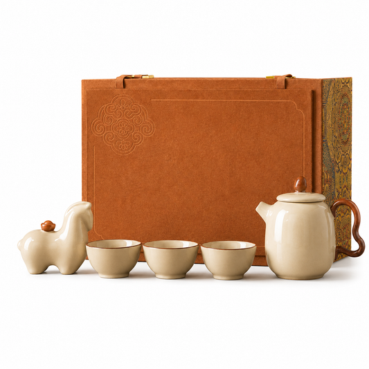 Wanderer's Harmony Travel Tea Set™ | Portable Chinese Tea Set Gift Box