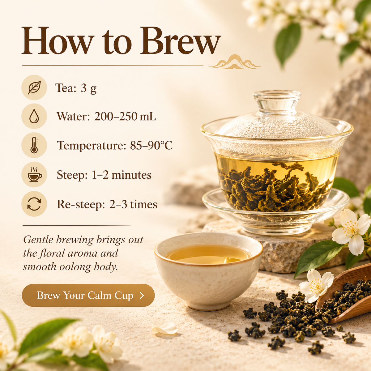 Jasmine Oolong Tea – Floral Chinese Oolong 200 g