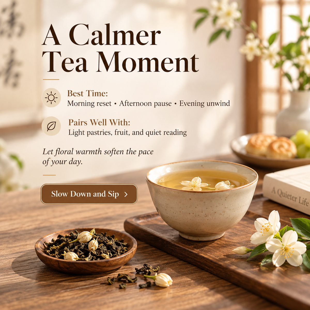 Jasmine Oolong Tea – Floral Chinese Oolong 200 g