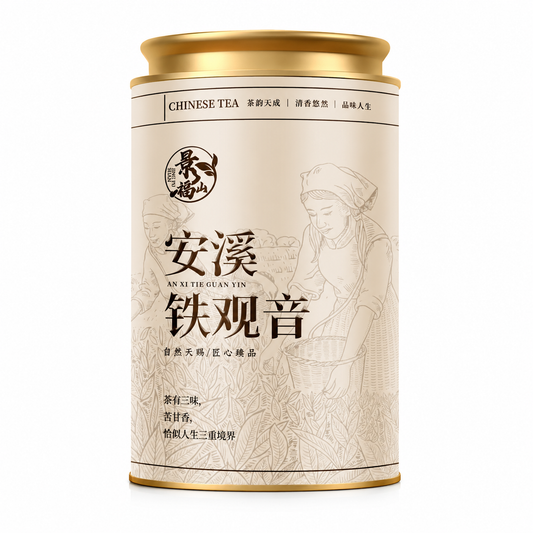 Premium Anxi Tie Guan Yin Oolong Tea 200 g Te Ji Chinese loose-leaf tea with tightly rolled green leaves