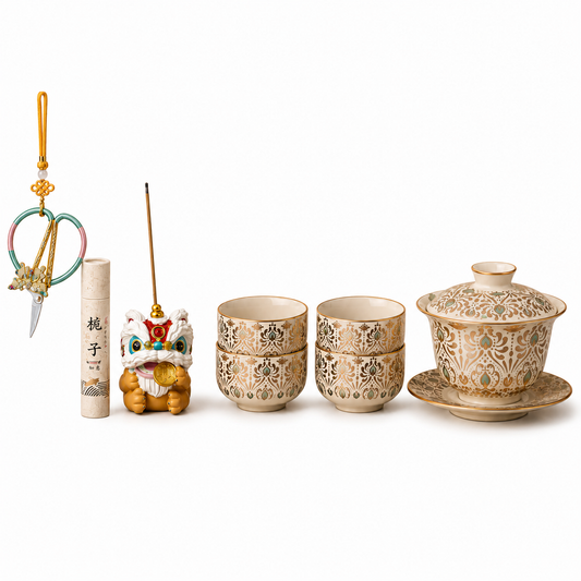 Imperial Blessings Tea Ceremony Gift Set™ | Luxury Chinese Gongfu Tea Set