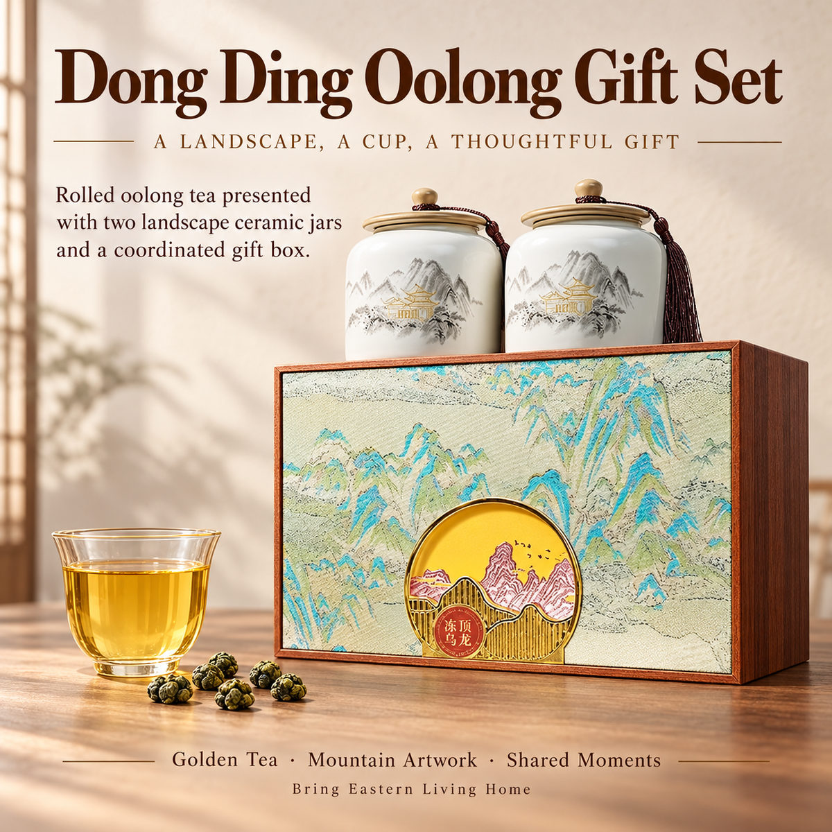 Premium Dong Ding Oolong Tea Gift Set – Te Ji 400 g