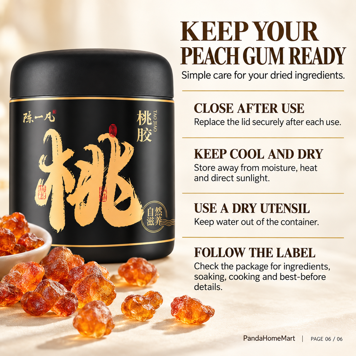 Peach Gum with Snow Fungus Red Jujube and Goji Berry Dessert