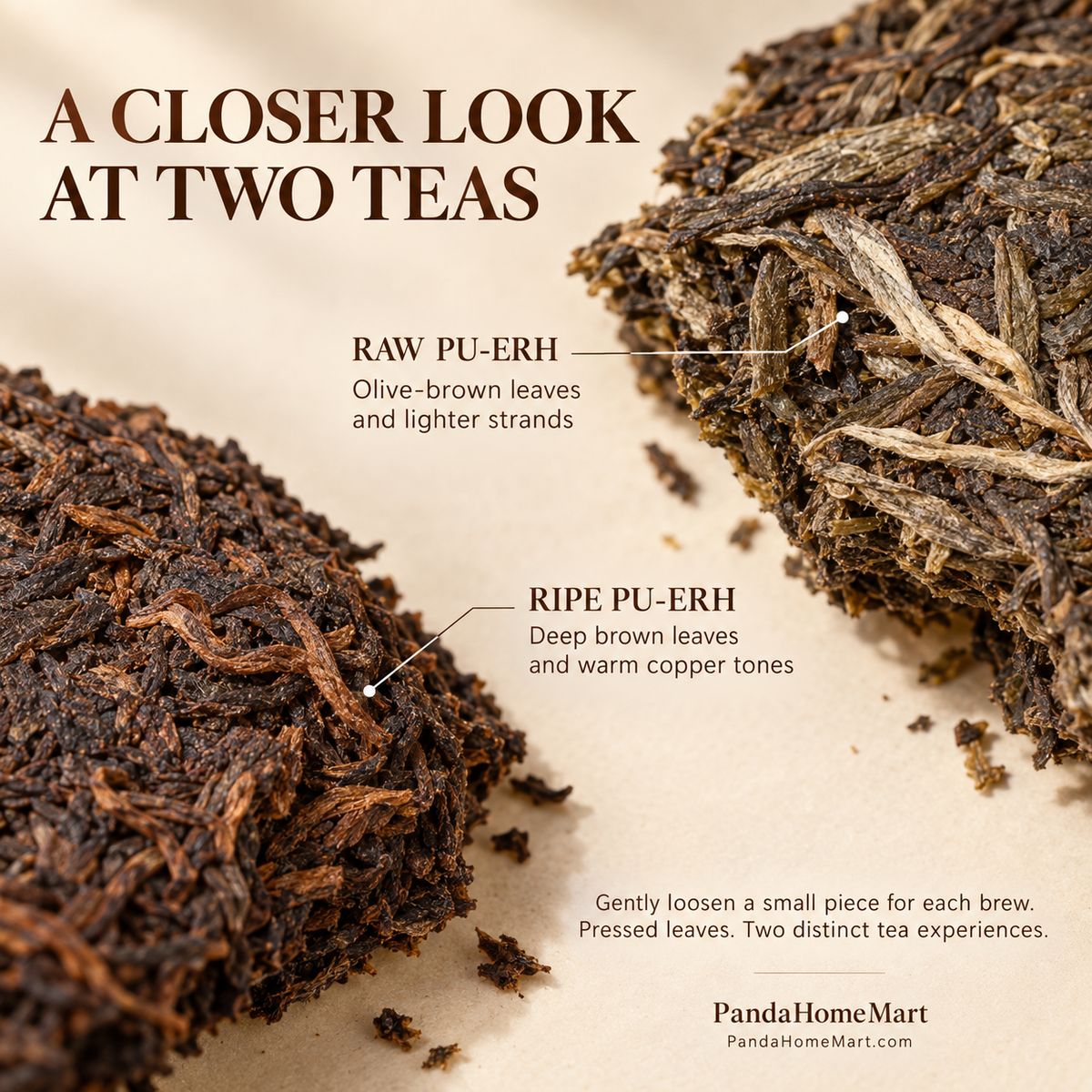 Raw & Ripe Pu-erh Tea Cake Gift Set – 714 g · 2 Cakes