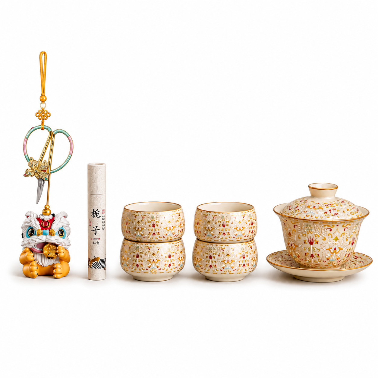 Imperial Blessing Tea Gift Set | Luxury Chinese Tea Ceremony Gift Collection