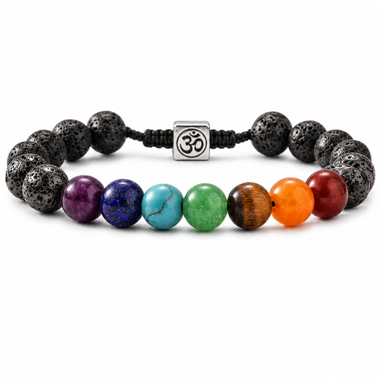 Lava Stone Chakra Balance Bracelet™ | Buy 1 Get 1 Free | Wellness Jewelry