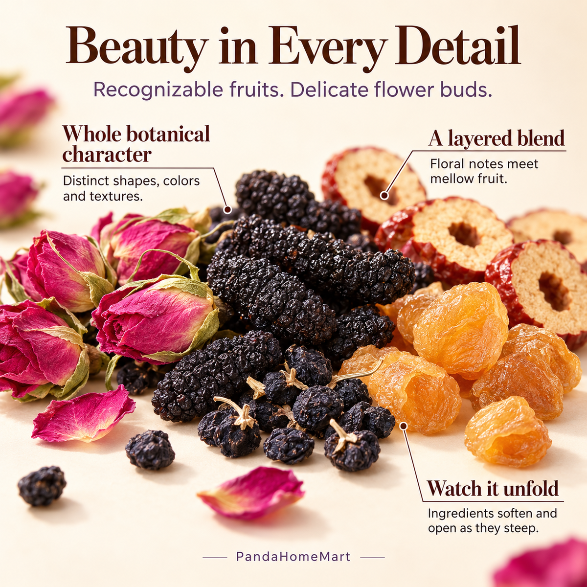 Rose & Mulberry Botanical Blend™ — 225 g