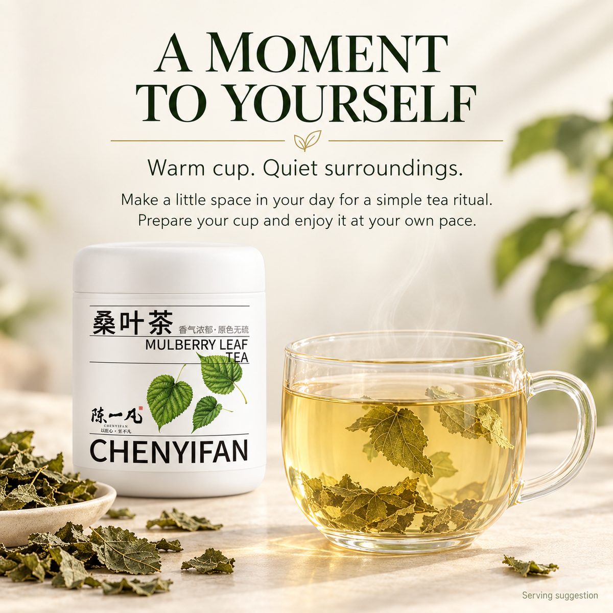 Mulberry Leaf Tea Pale Golden Botanical Infusion