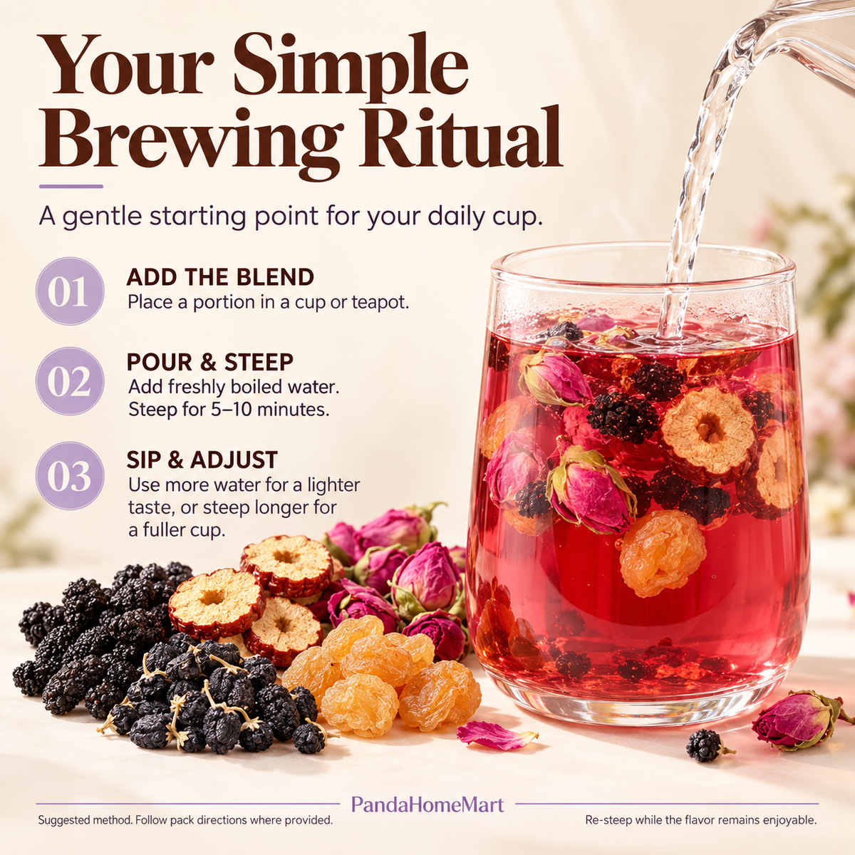 Rose & Mulberry Botanical Blend™ — 225 g