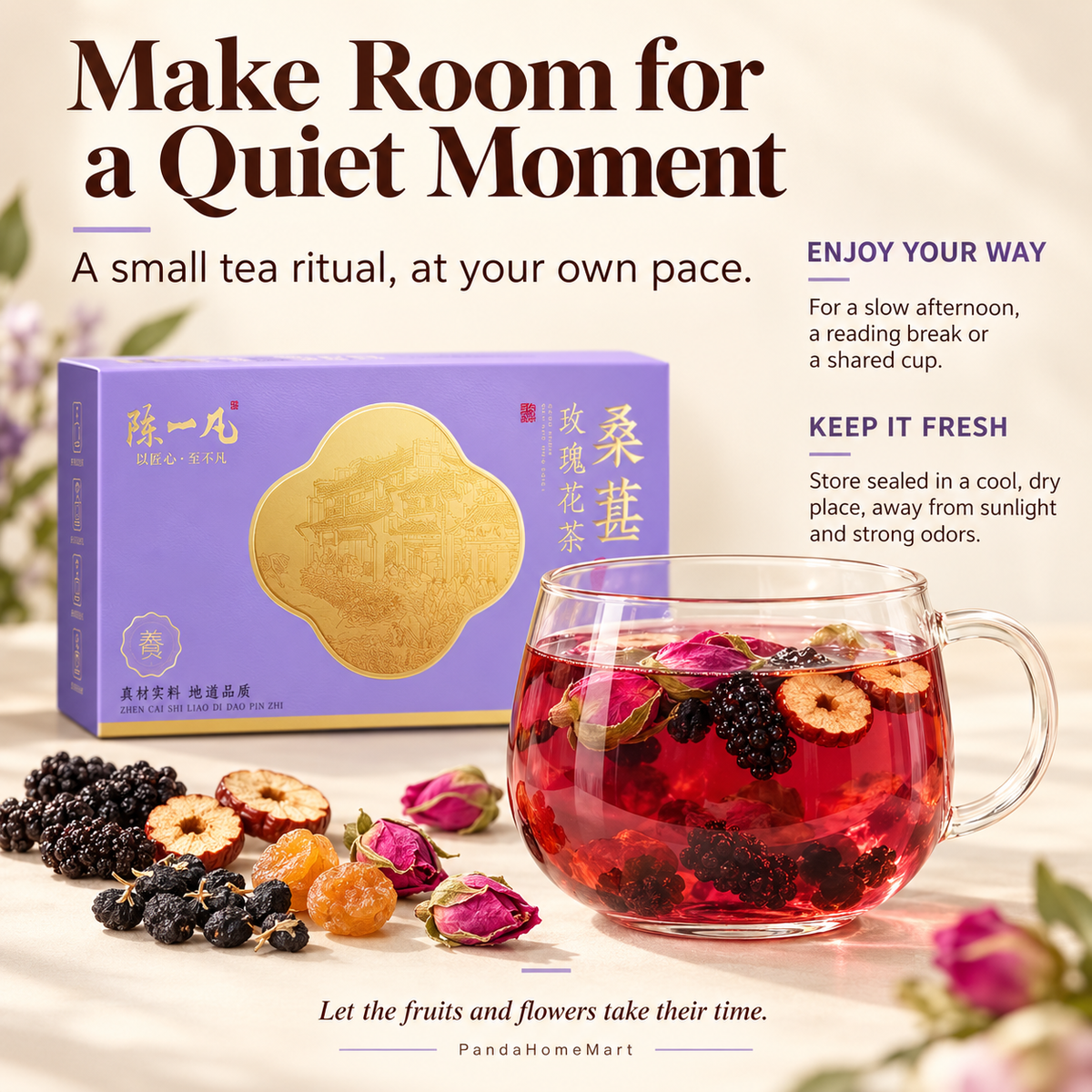 Rose & Mulberry Botanical Blend™ — 225 g