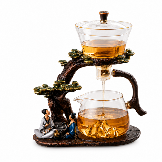 Pine Mountain Serenity Glass Tea Maker™ | Automatic Gongfu Tea Brewer