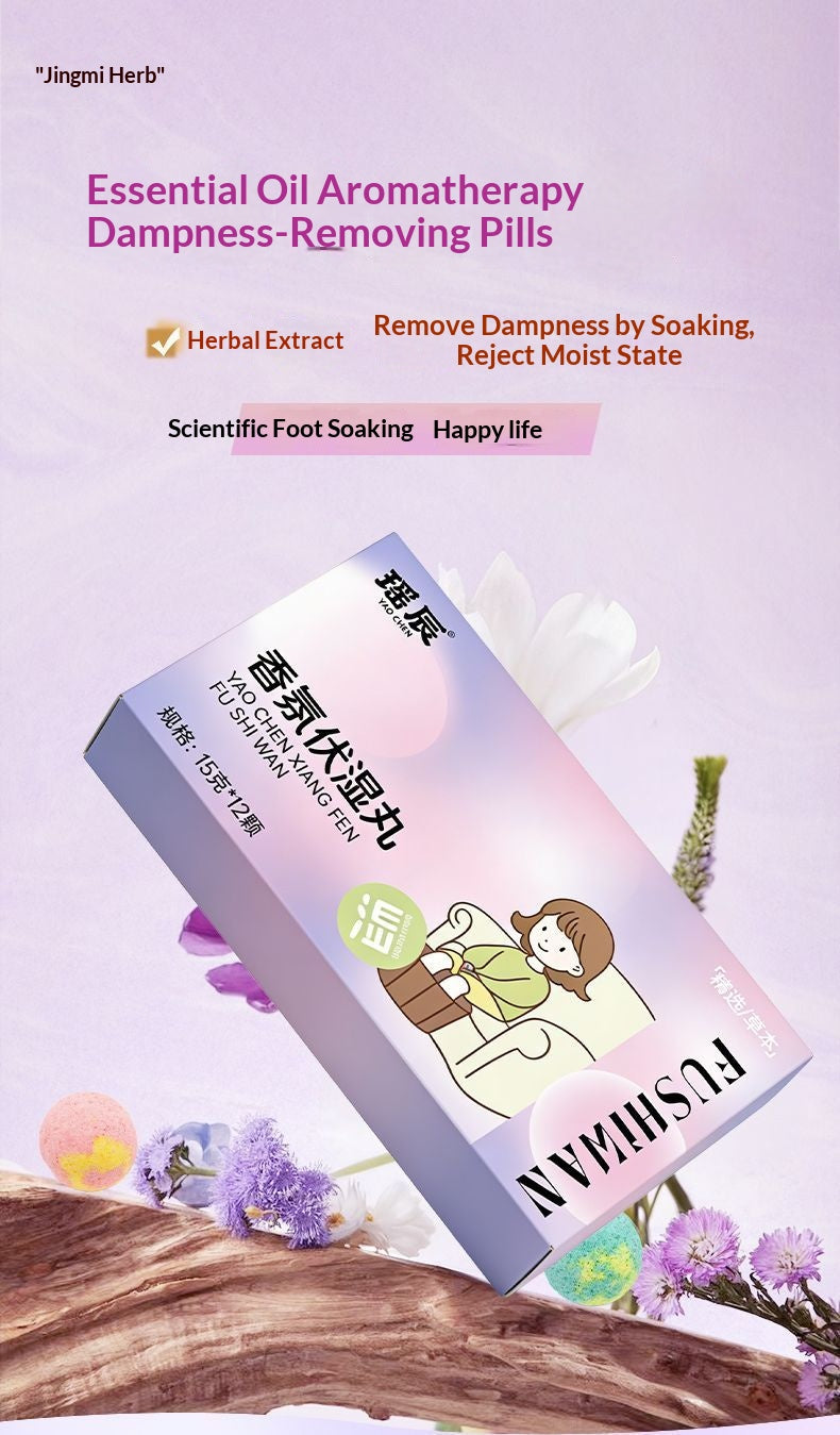 Aromatherapy Foot Soak Balls Gift Set – Relaxing Botanical Foot Bath Bombs for Home Spa & Sleep Wellness | Oriental Self-Care Ritual