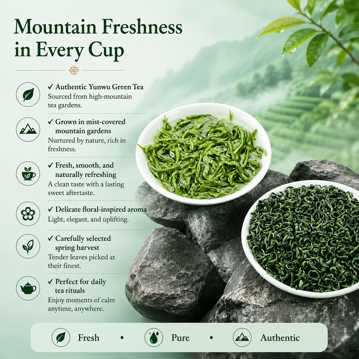 Premium Yunwu Green Tea