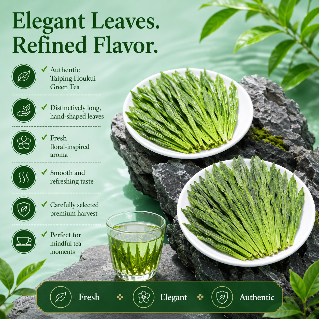 Premium Taiping Houkui Green Tea