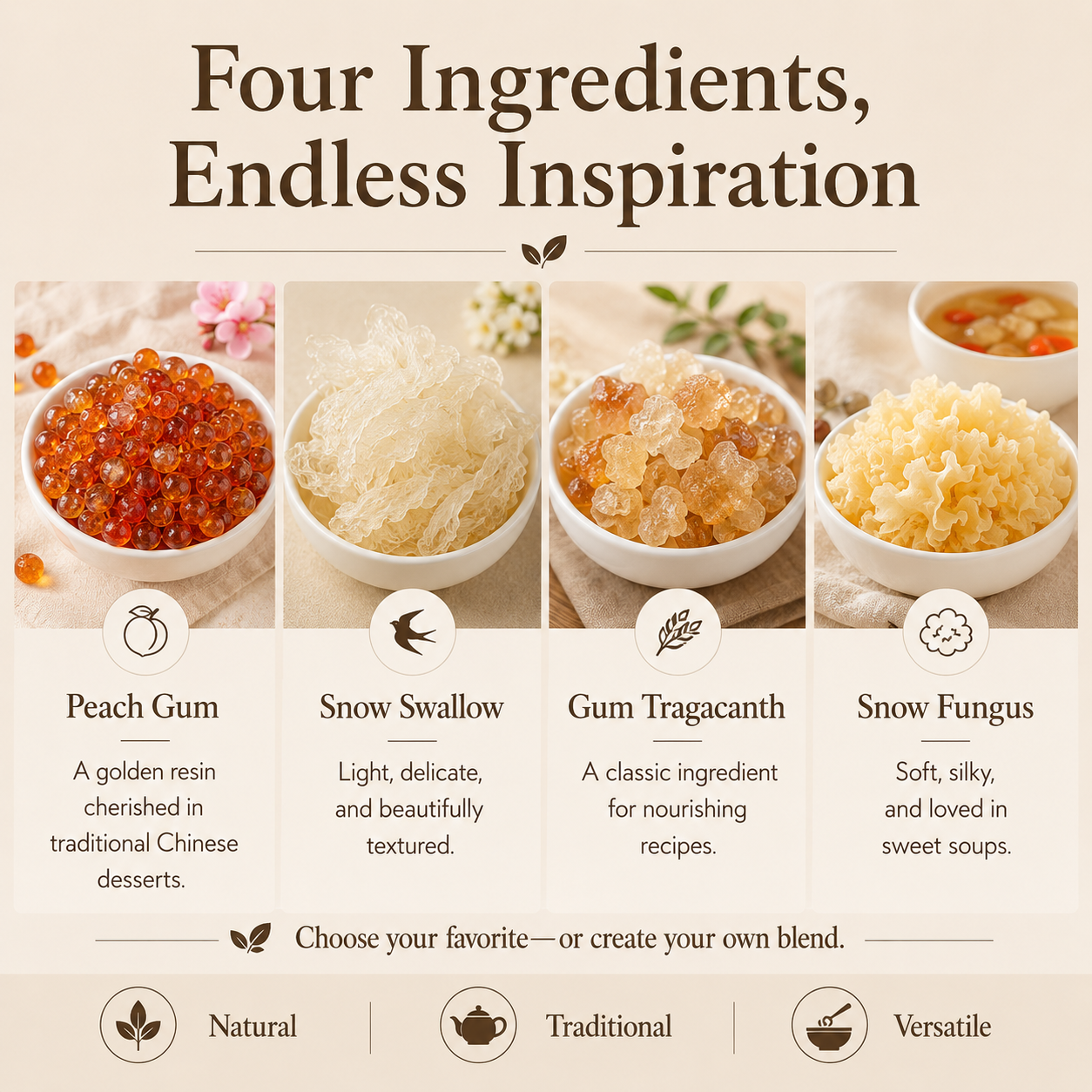 Chinese Nourishing Ingredients Collection