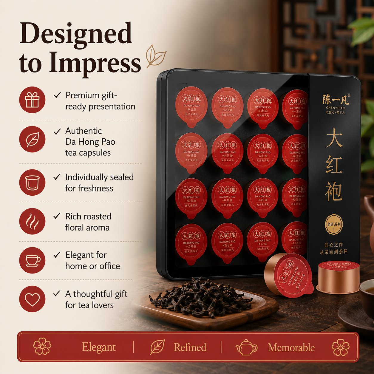Da Hong Pao Tea Pods Gift Box