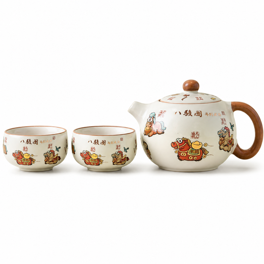 Cartoon Lucky Horse Kung Fu Tea Set™