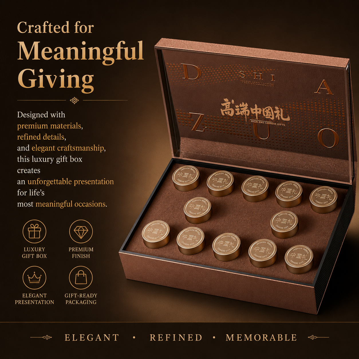 Premium Lapsang Souchong Black Tea Pods Gift Set
