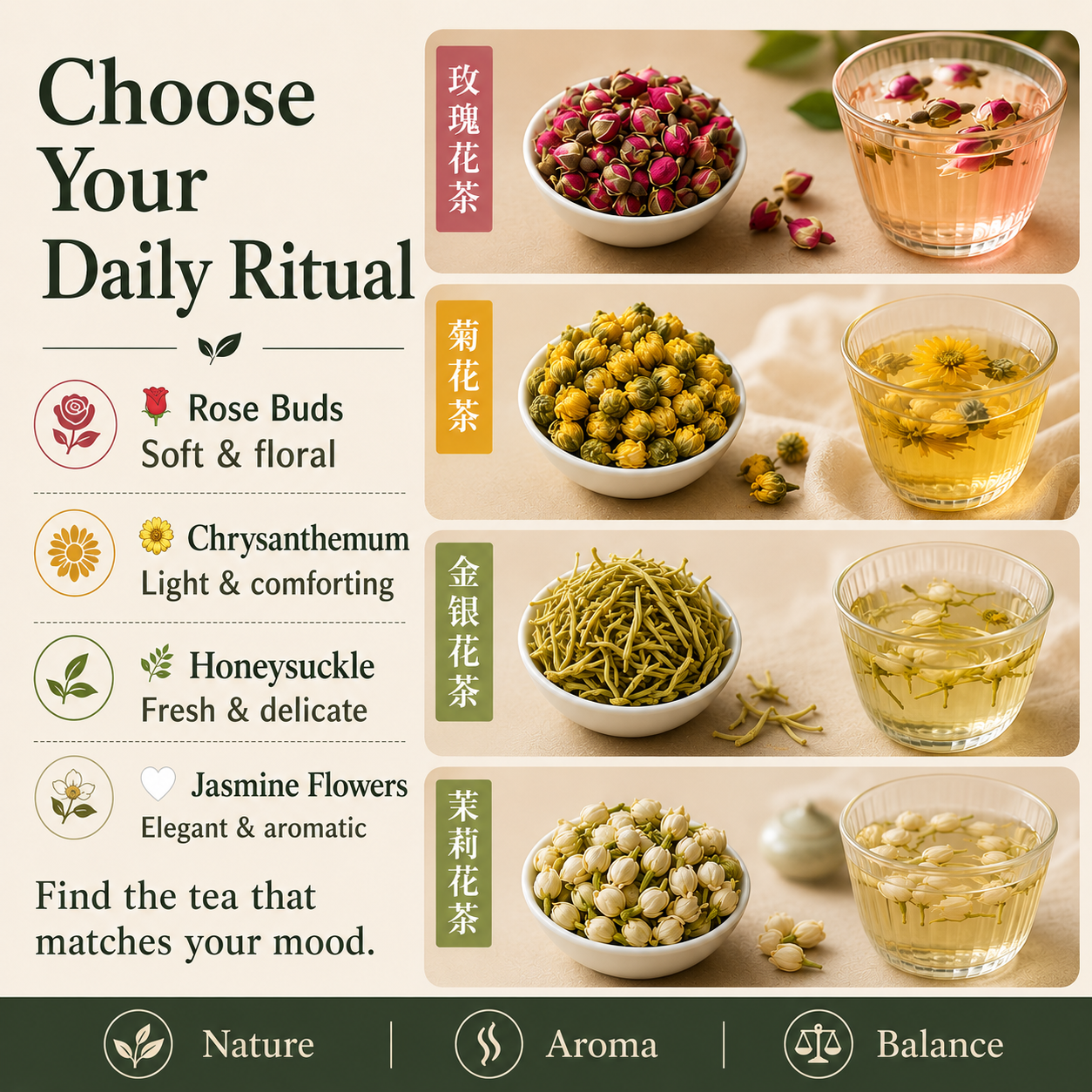 Chinese Floral Tea Collection