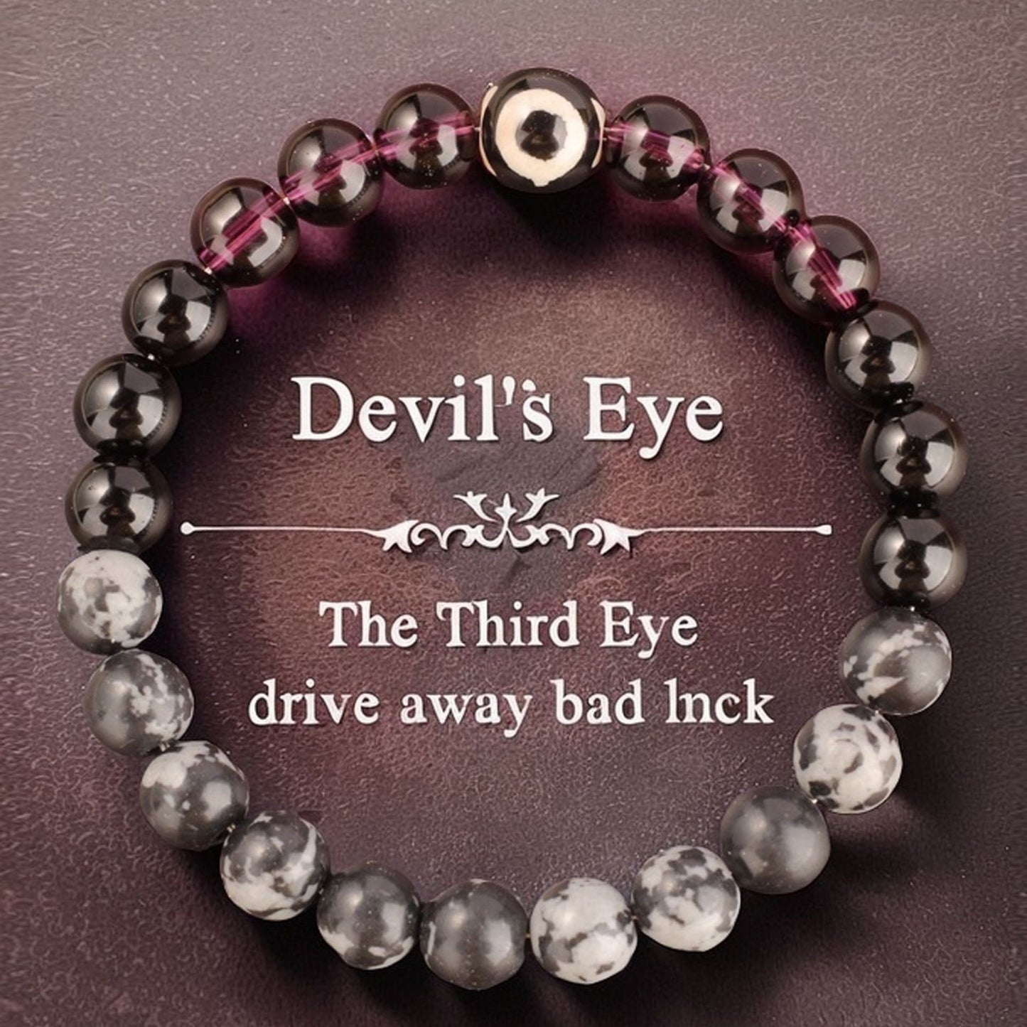 Devil's Eye Protection Bracelet™ | Grounding & Protection Crystal Bracelet