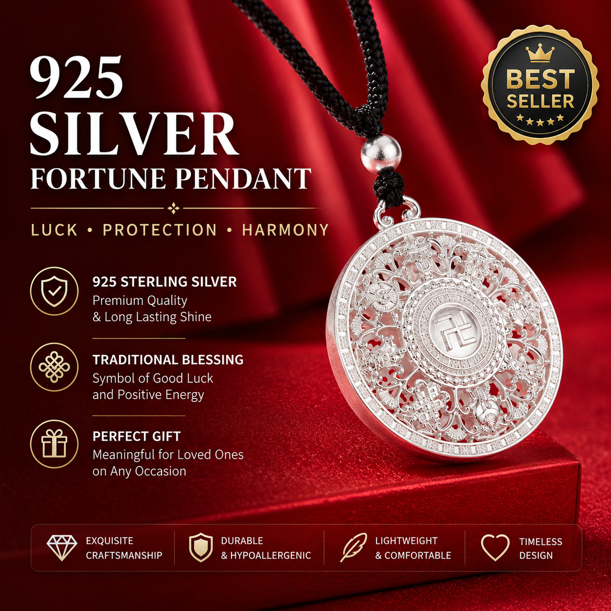Blessing Path™ Necklace | Meaningful Jewelry for Growth & Positive Living