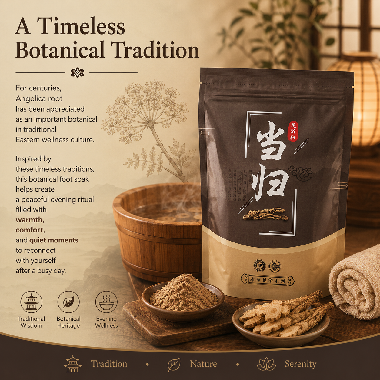 Angelica Herbal Foot Soak Powder
