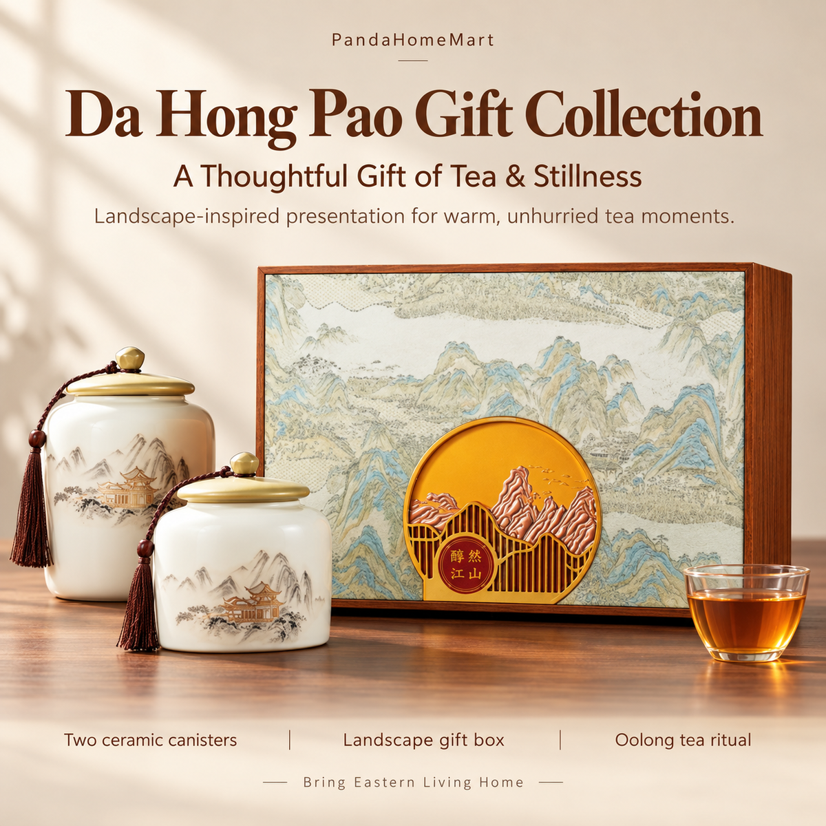 Wuyi Da Hong Pao Oolong Tea Gift Set – 200 g