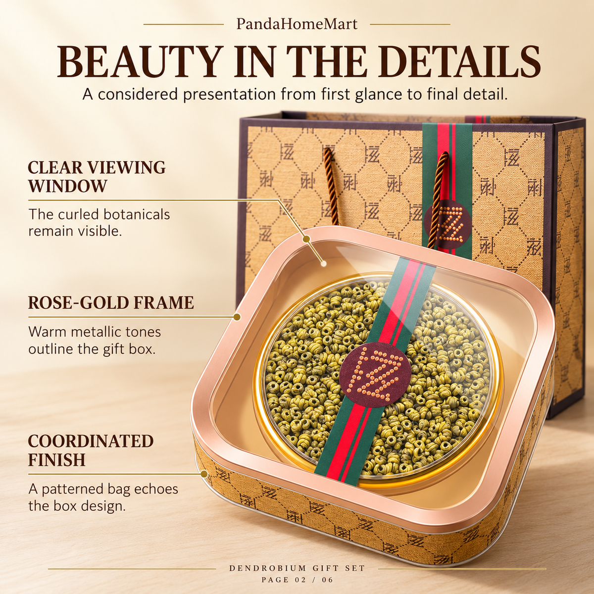 Premium Dendrobium (Shi Hu) Gift Box™ — 120 g