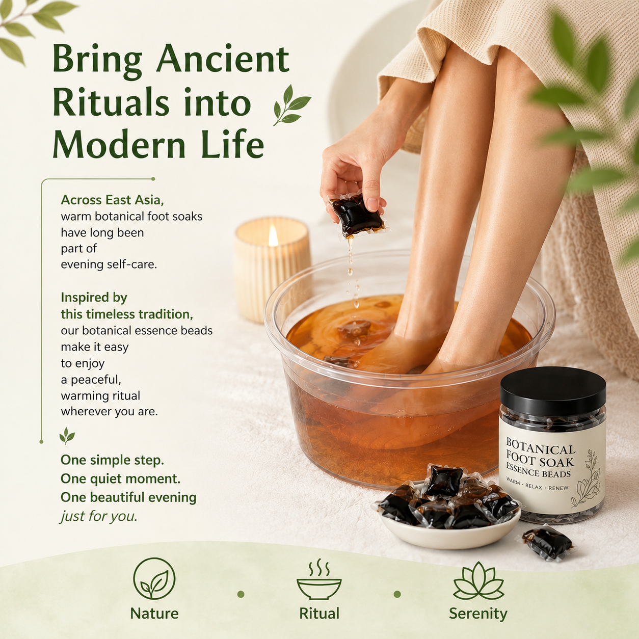 Herbal Foot Soak Essence Beads